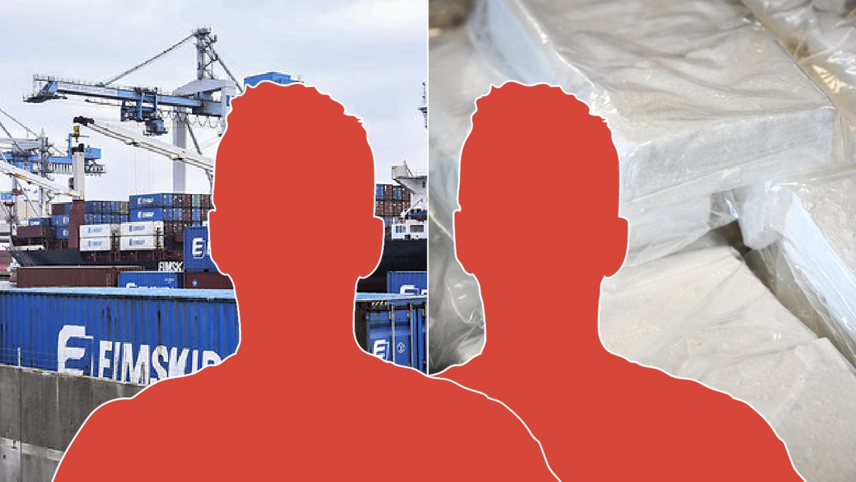 Två män som greps i närheten av Helsingborgs hamn åtalas för synnerligen grovt narkotikabrott.